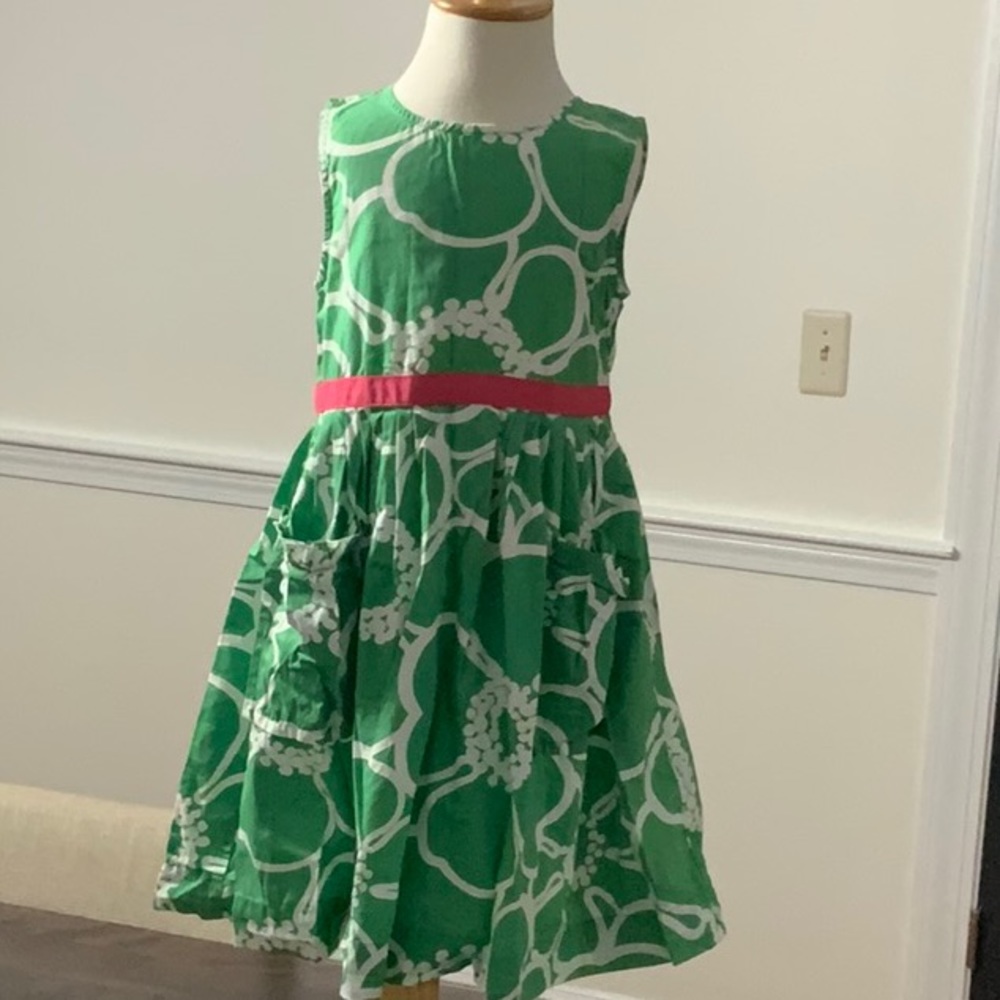 3-4T Mini Boden Sundress with Front Patch Pockets